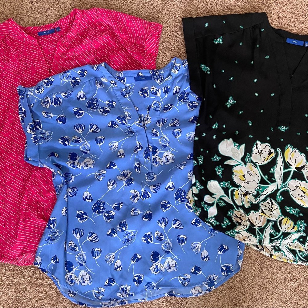 Apt 9 Dolman Cuffed Sleeve Tops -  XL - Bundle of 3!